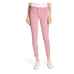 Frame Denim Women's Le Skinny de Jeanne Denim Skinny Jeans In Pink Bloom Size 31
